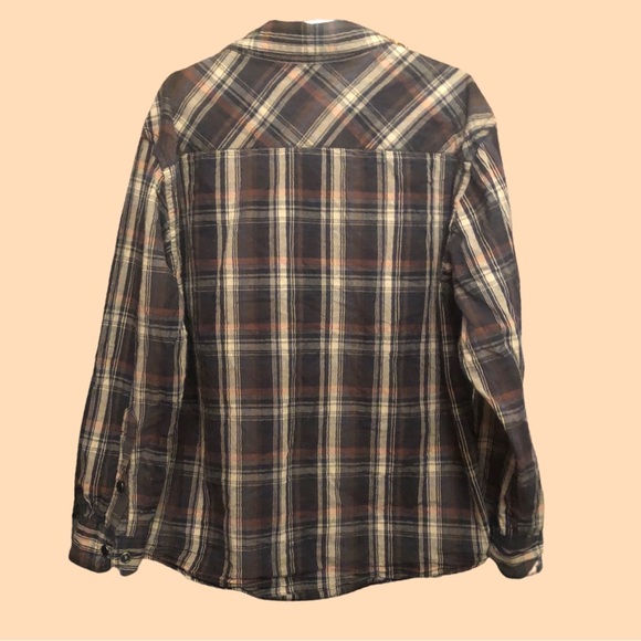 PD&C Boys Plaid striped button down - Picture 4 of 5